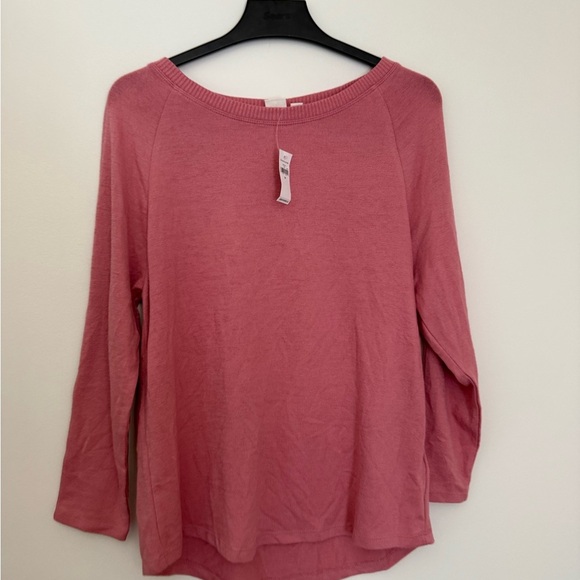 GAP Women's Pink Long Sleeve Blouse - Picture 2 of 7